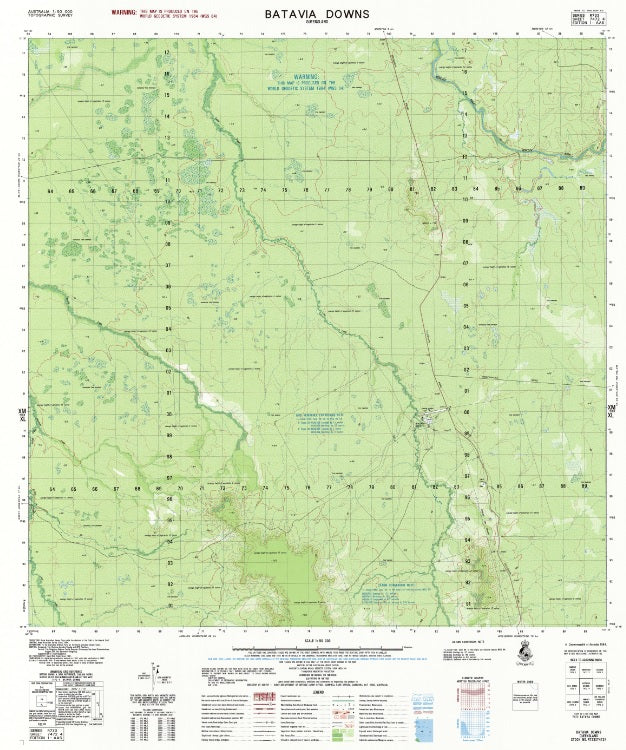 1 50 000 Topographic Maps M To Z The Navigation Centre Townsville Est 1970