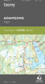 1:50 000 Tasmania Topographic Maps