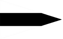 Load image into Gallery viewer, Numeral Pennant Flags - made to order

